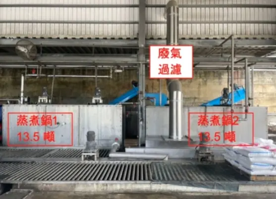    ▲業者投資5000萬，打造養豬濕式原料共同蒸煮處理場所。（圖／全順環保有限公司提供）  