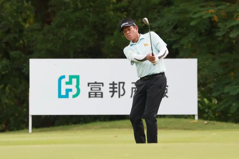 ▲泰國高球名將托馬倫今日在2025富邦長春公開賽第二輪擊出68桿佳績，躍居領先榜首。（圖／大會提供）