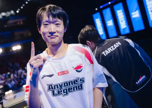 ▲在教練Tabe帶領之下，中路Shanks從原本中後段的選手，蛻變成隊伍中的大腿，而且訓練量相當驚人，被粉絲封為「人造Chovy」。