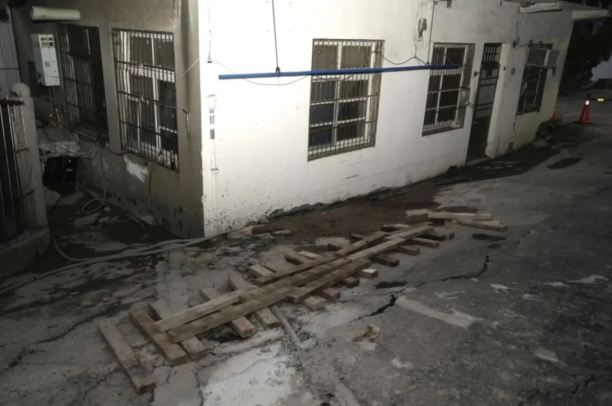 新竹驚傳地層下陷！房子矮一截 33名住戶緊急安置 施工惹禍