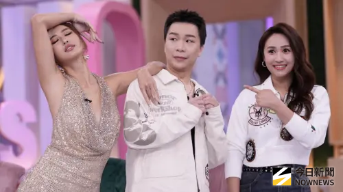 ▲薔薔、派翠克、吳姍儒（圖／記者嚴俊強攝影）