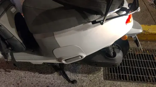 ▲北市大安車禍撞騎士。（圖／翻攝畫面）