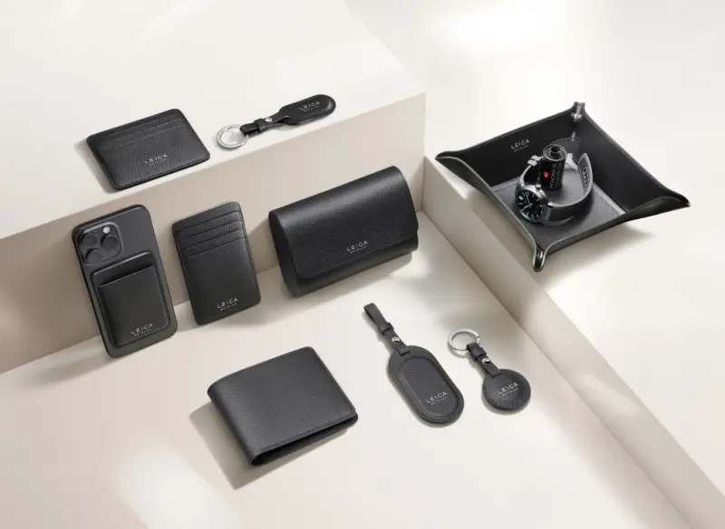 ▲徠卡推出全新小型皮具，一次9款，除了最常見的錢包、卡包與收納托盤，還有AirTag保護套和MagSafe卡套，價格從3825元到8175元不等。（圖／官方提供）