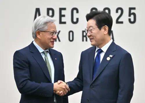 黃仁勳見李在明！稱輝達與韓國共創AI未來　供26萬Blackwell晶片
