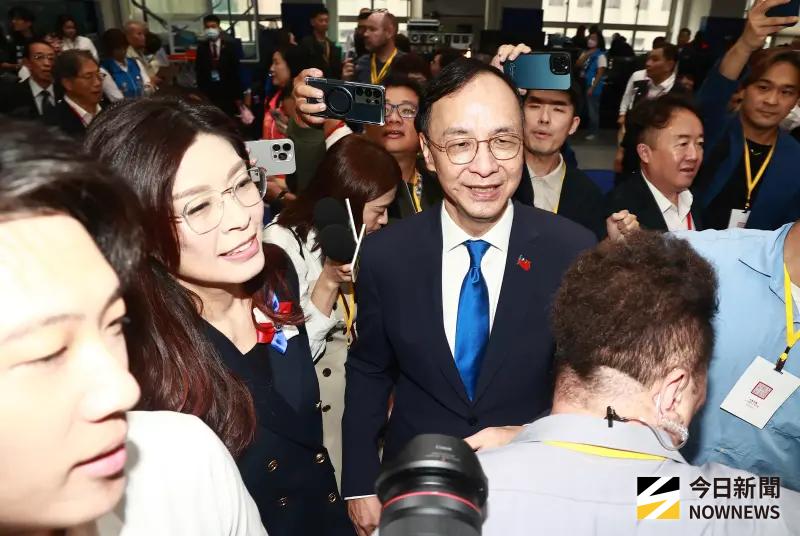 ▲國民黨主席朱立倫今天即將下任。（圖／記者葉政勳攝，2025.11.01）