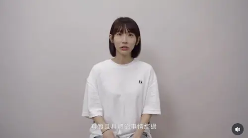 ▲粿粿今（1）日拍17分鐘影片親曝劈腿時間點「在母親節」，承認與王子有逾矩行為，向丈夫范姜彥豐及家人道歉，她哽咽坦言犯錯無藉口，強調2人未同居，盼風波早日落幕。（圖／翻攝自粿粿IG@meigo.c）