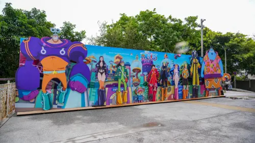 ▲「2025前進未來島 勇闖青草湖」活動，與日本超人氣動漫《航海王》聯名合作。（圖／取自跟風玩新竹臉書）