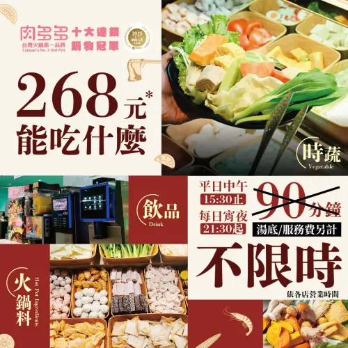 ▲肉多多近年除了轉型半自助吧吃到飽的型態外，還推出不限時268元吃到飽，超佛心讓老饕大讚。（圖/肉多多臉書）