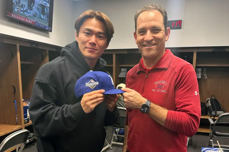 ▲山本由伸等道奇隊奪冠功臣，他們身上的部分比賽物件，將送往「古柏鎮」棒球名人堂保存。（圖／取自National Baseball Hall of Fame and Museum X）