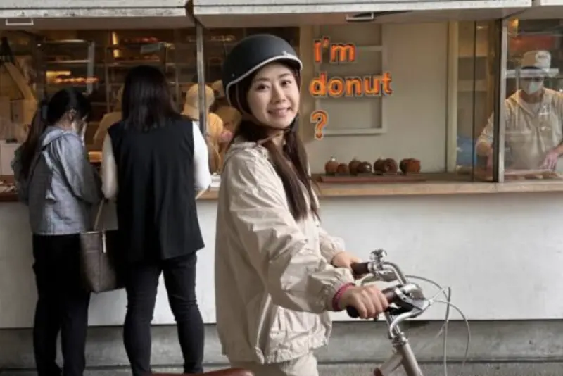 ▲福原愛（如圖）離婚江宏傑後近況曝光，她在社群曬出穿搭照，卻被粉絲回應：「刪了吧。」（圖／福原愛小紅書）