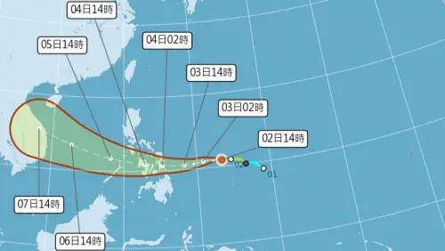 海鷗颱風恐轉中颱！最新路徑出爐　下周末注意：新熱帶擾動恐成颱
