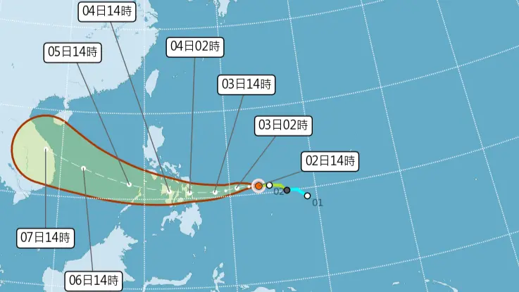 海鷗颱風恐轉中颱！最新路徑出爐 下周末注意：新熱帶擾動恐成颱