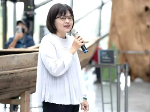 ▲海洋委員會科技文教處處長林麗英致詞。(圖／海洋委員會提供)