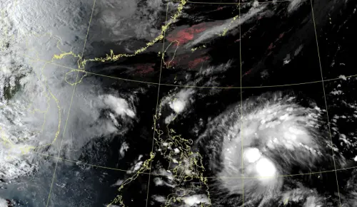 ▲菲律賓東方海面於昨(1)日晚上生成了今年第25號颱風「海鷗 」,未來對臺灣沒有影響 。 ▲菲律賓東方海面於昨(1)日晚上生成了今年第25號颱風「海鷗 」,未來對臺灣沒有影響 。