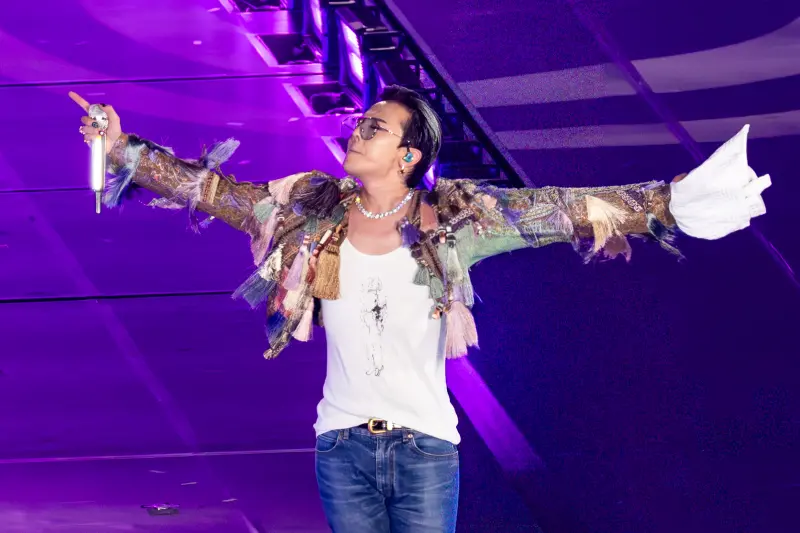 ▲GD台北大巨蛋演唱會來到最終場，場上再度預告BIGBANG在2026年會有好消息。（圖／讀者提供）