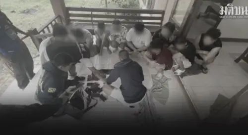▲泰方懷疑該批人員從緬甸KK園區逃出，準備偷渡至柬埔寨。（圖／翻攝自8world）