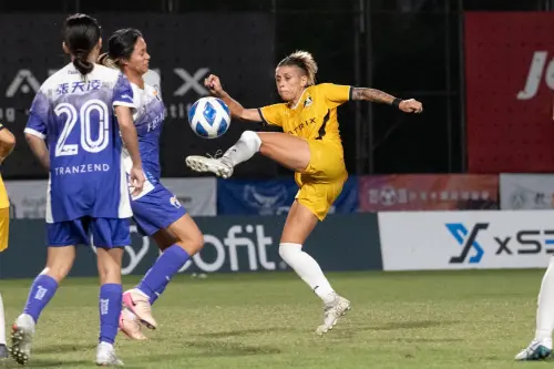 ▲高雄Attackers FC背號10號Daiana 搶點補射破門擴大領先至4：2。（圖/高雄Attackers提供）