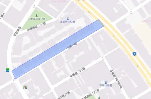 ▲永康區中華西街汰換管線工程新舊管連接施工。