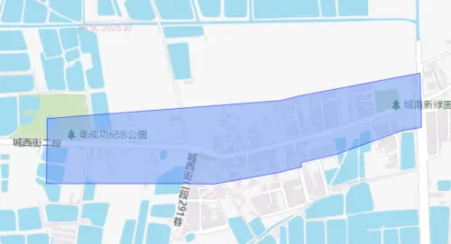 ▲11月4日至7日，台南安南區城南路、城西街二段連續4天固定時段停水。（圖／台灣自來水公司）