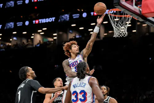 NBA／76人129：105勝籃網！烏布雷首節狂飆22分　卻扭傷腳踝傷退
