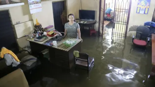 ▲越南胡志明市近期出現淹水慘況。（圖／翻攝自越南快訊）