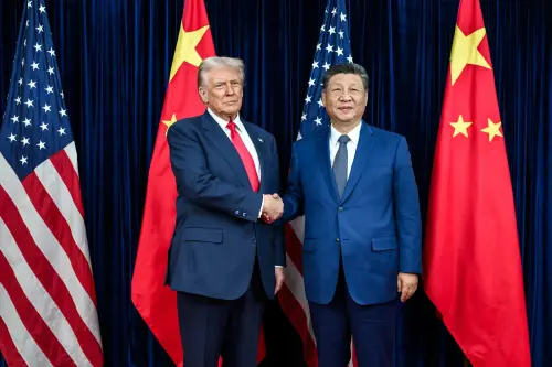 President Donald Trump participates in a bilateral meeting with Chinese President Xi Jinping. (The White House) 
