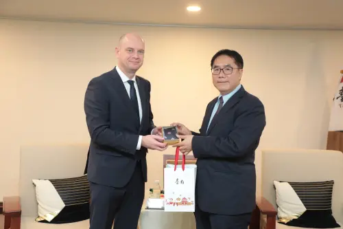 新任波蘭駐台代表訪問黃偉哲　共盼城市交流帶動台波關係
