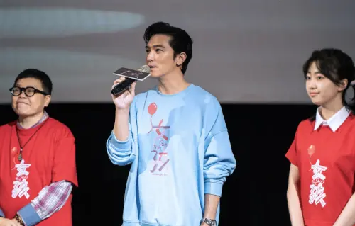 ▲葉如芬（左起）、邱澤、白小櫻對觀眾分享拍攝《女孩》的經驗。（圖／甲上提供）