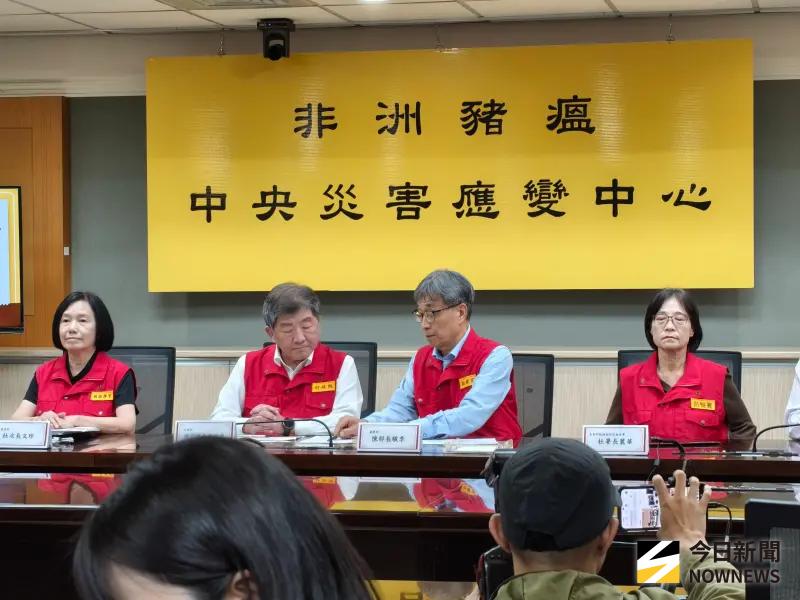 ▲農業部長陳駿季提及，案例場的蒸煮設備其實無法運作，廚餘可以做為飼料來源，但要落實蒸煮才不會有問題。（圖／記者許若茵攝）