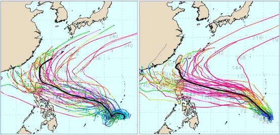 ▲有一個熱帶系統有機會成為新颱風「鳳凰」，路徑可能在台灣附近北轉，氣象專家吳德榮示警不容小覷。（圖／翻攝自氣象應用推廣基金會．老大洩天機專欄metapp.org.tw）