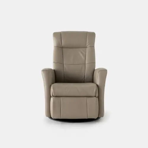 ▲La-Z-Boy電動牛皮休閒椅。（圖／HOLA提供）