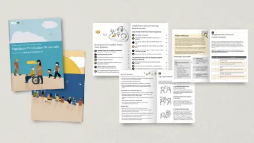 ▲東南亞移工教育非營利組織One-Forty開發「外籍看護失智症照護手冊」，開放民眾及外籍看護免費下載。為了讓雇主和外籍看護共同學習交流，手冊設計中文與母語前後對照。（圖／One-Forty提供）