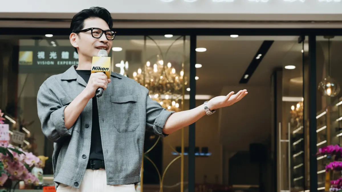 特企／Nikon鏡片視光體驗中心8週年 阿KEN現身高雄分享專屬故事