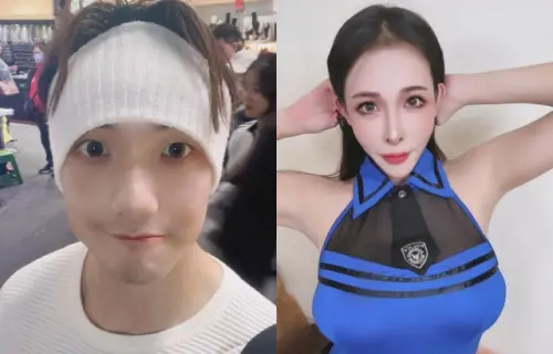 ▲圤智雨（左）控翁雨澄（右）明知黃明智有女友還接受他約炮。（圖／圤智雨 雨的十二時辰FB、翁雨澄IG@princessdolly0428.tw）