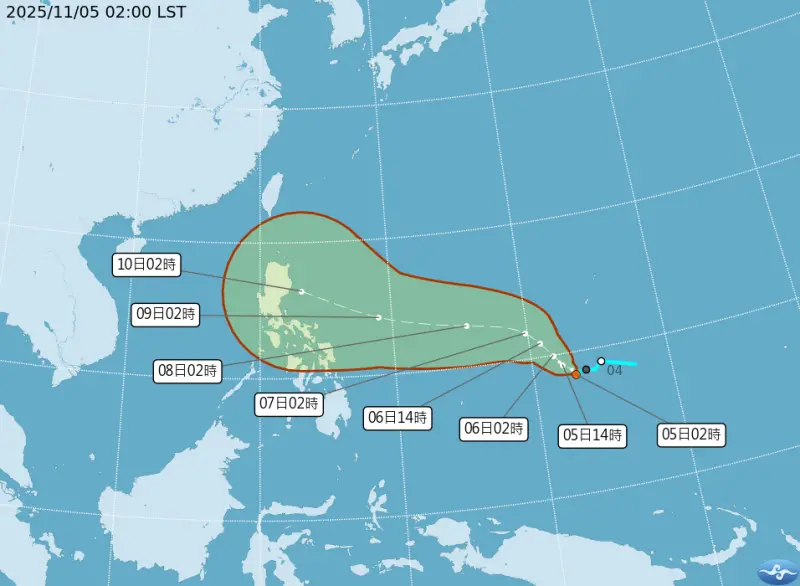 ▲中央氣象署表示，準鳳凰颱風即將在關島附近生成，氣象專家吳德榮指出，海鷗颱風有機會在今生成，路徑估北轉靠近台灣，威脅不可小覤。（圖／中央氣象署cwa.gov.tw）