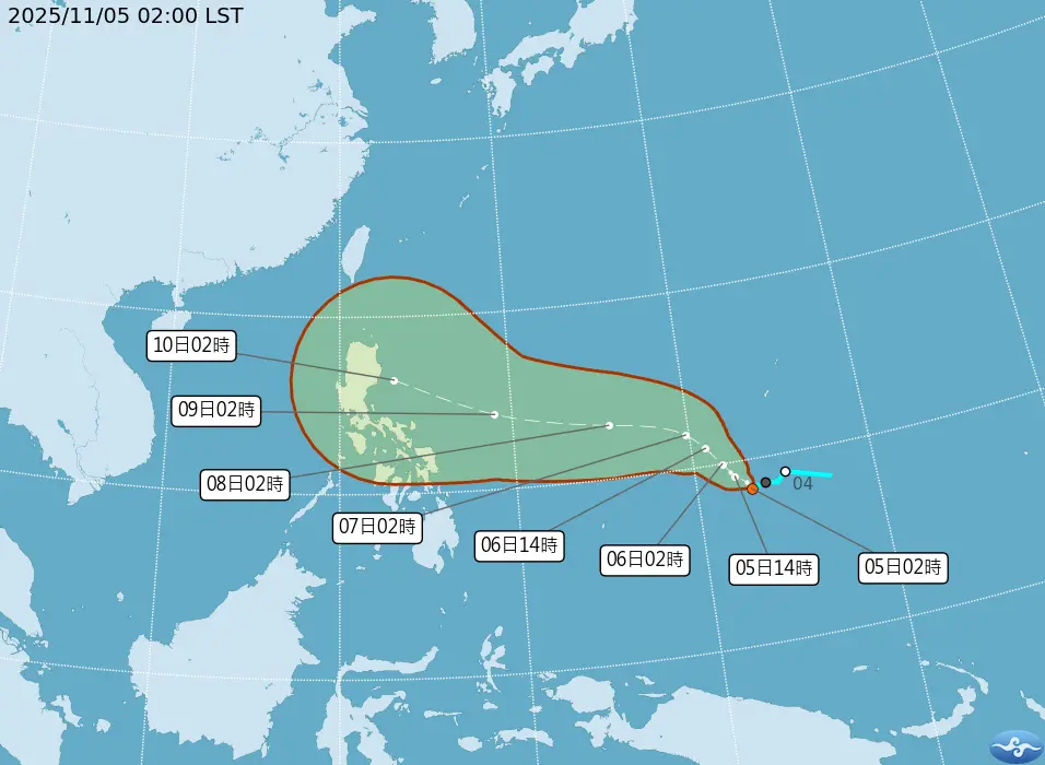 ▲中央氣象署表示，準鳳凰颱風即將在關島附近生成，氣象專家吳德榮指出，海鷗颱風有機會在今生成，路徑估北轉靠近台灣，威脅不可小覤。（圖／中央氣象署cwa.gov.tw）