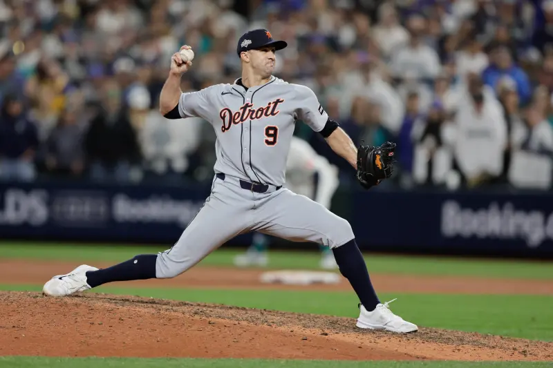 ▲美國職業棒球大聯盟（Major League Baseball）曾在2024年幫助洛杉磯道奇奪冠、2025年轉投底特律老虎的投手弗萊赫提（Jack Flaherty）已正式決定行使球員選項、選擇留在老虎，球團也於今（5）日發佈此消息。（圖／美聯社／達志影像）