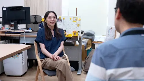 ▲清大資工系教授胡敏君認為，AI可弭平女性在STEM（科學、技術、工程、數學）領域不平等的地位。（圖／記者王郁勳攝）