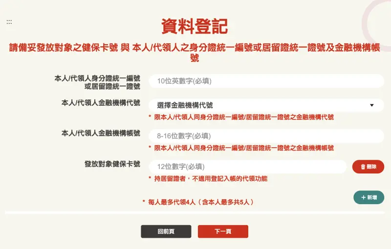 ▲普發一萬今開放登記首日，為避免網站塞車，同樣採用分流方式，第一天身分證尾數0、1的人可先申請，實際測試相當順暢，大約2分鐘內就能完成。（圖／翻攝官網）