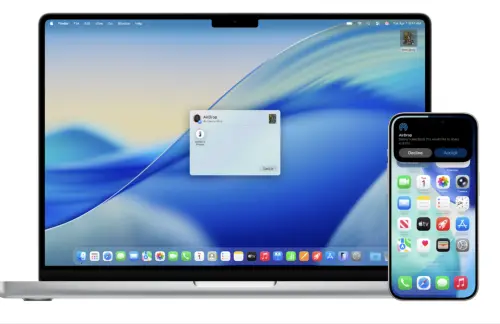 ▲AirDrop傳聞有可能會加入Pin碼連線，連線後就可綁定30天，對於經常需要跨裝置分享檔案的用戶來說相當方便。（圖／翻攝官網）