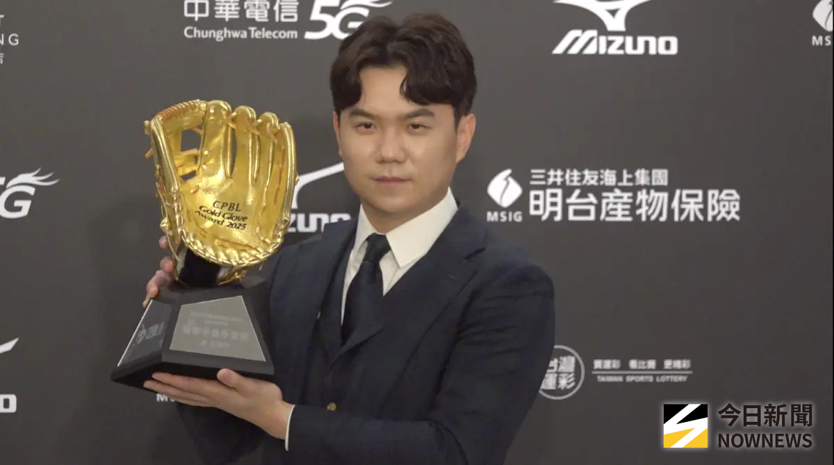 ▲中信兄弟在台灣大賽遭樂天桃猿「下剋上」，江坤宇坦言花了一段時間調適心情。（圖／記者吳忠育攝 ,2025.11.05）