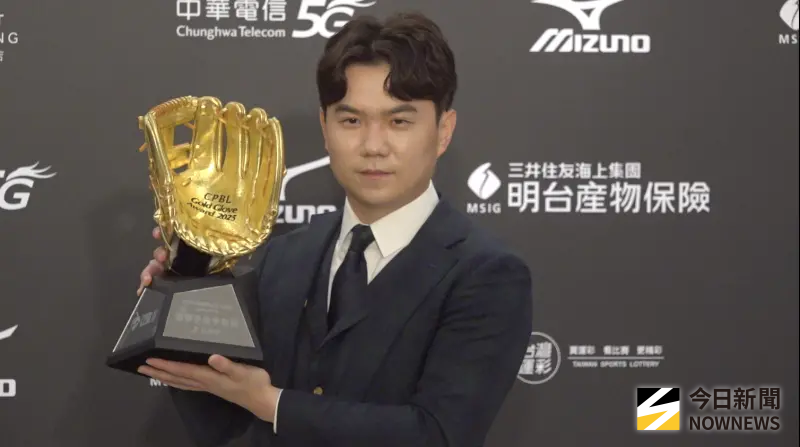 ▲中信兄弟在台灣大賽遭樂天桃猿「下剋上」，江坤宇坦言花了一段時間調適心情。（圖／記者吳忠育攝 ,2025.11.05）