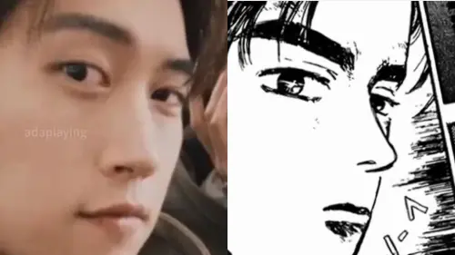 ▲范姜彥豐（左）撞臉藤原拓海（右）。（圖／Threads）