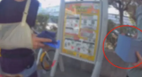 ▲兩名外籍男子持觀光簽證入境台灣，卻以「銀行卡凍結、籌醫療費」為由博取善心。警方與移民署查獲後，確認違反移民法，依法遣返並禁止再入境。（圖／翻攝畫面）