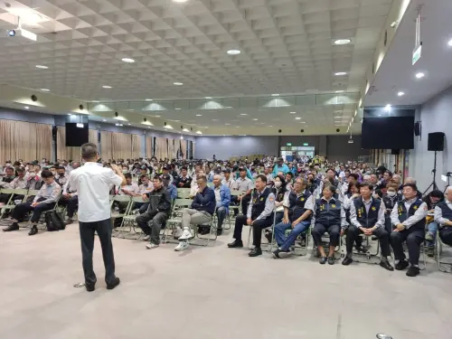 中警五分局守望相助隊常年訓練 分局長劉其賢親自授課
