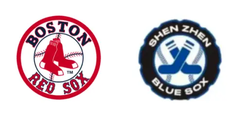 ▲波士頓紅襪與廈門藍襪。（圖／本報製圖）