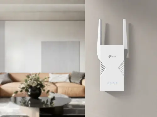 ▲RE235B支援雙頻Wi-Fi 7（最高 3.6 Gbps）與 2.5G 有線連接埠，輕鬆延伸訊號覆蓋範圍，讓樓上、陽台、偏遠房間都能享受高速穩定連線。（圖／業者提供）