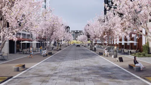 ▲新松町新城計畫街廓。（圖／鄉林建設提供）