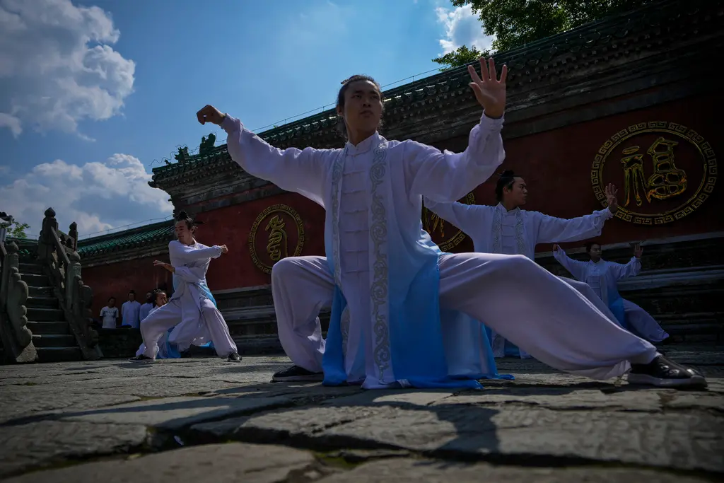 ▲聯合國教科文組織5日通過決議，宣布將每年3月21日定為「國際太極拳日」。（圖／美聯社／達志影像）