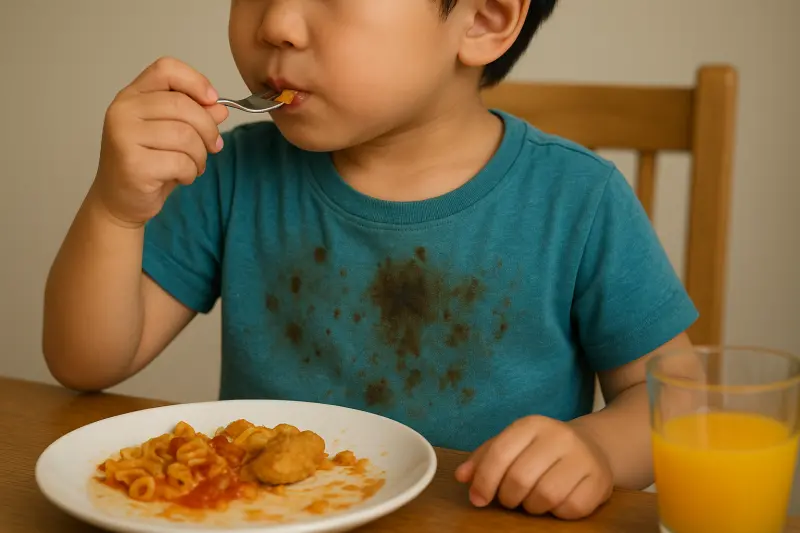 衣服沾到油漬別碰水！資深成衣廠員工：「1神物」搓10秒立刻消失